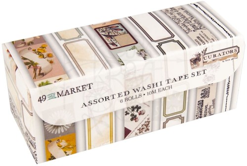 Zestaw taśm washi tape Curators 6szt C-35571 49 And Market