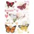 Rub-On transfer 15x20cm Simple Vintage Essentials motyle 2 arkusze 22241 Simple Stories