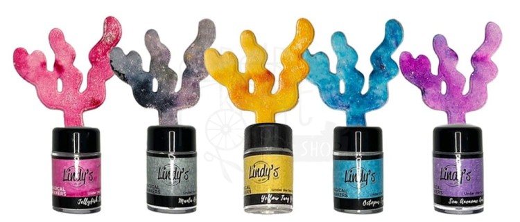 Zestaw Pigmentów Magical Shaker Set Under The Sea 2 5x10g Lindy's Stamp Gang