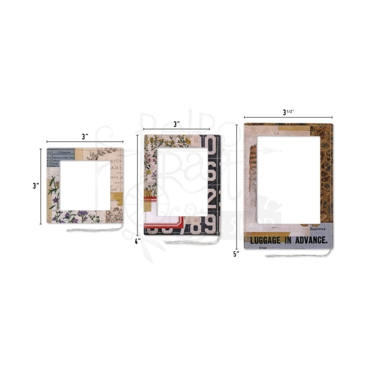 Ozdoby papierowe ramki Idea-Ology Layer Frames TH94318 Tim Holtz