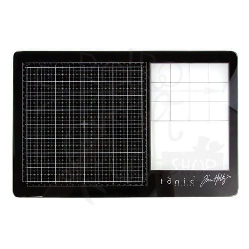 Mata szklana prawa Tim Holtz Travel Glass Media Mat 2633EUS Tonic Studios