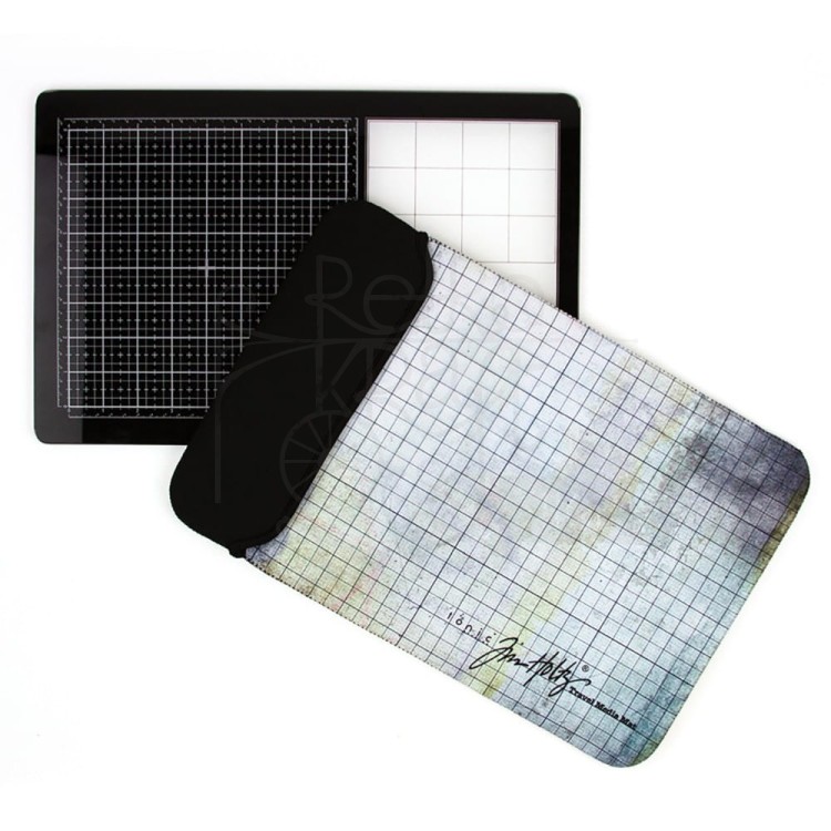 Mata szklana prawa Tim Holtz Travel Glass Media Mat 2633EUS Tonic Studios