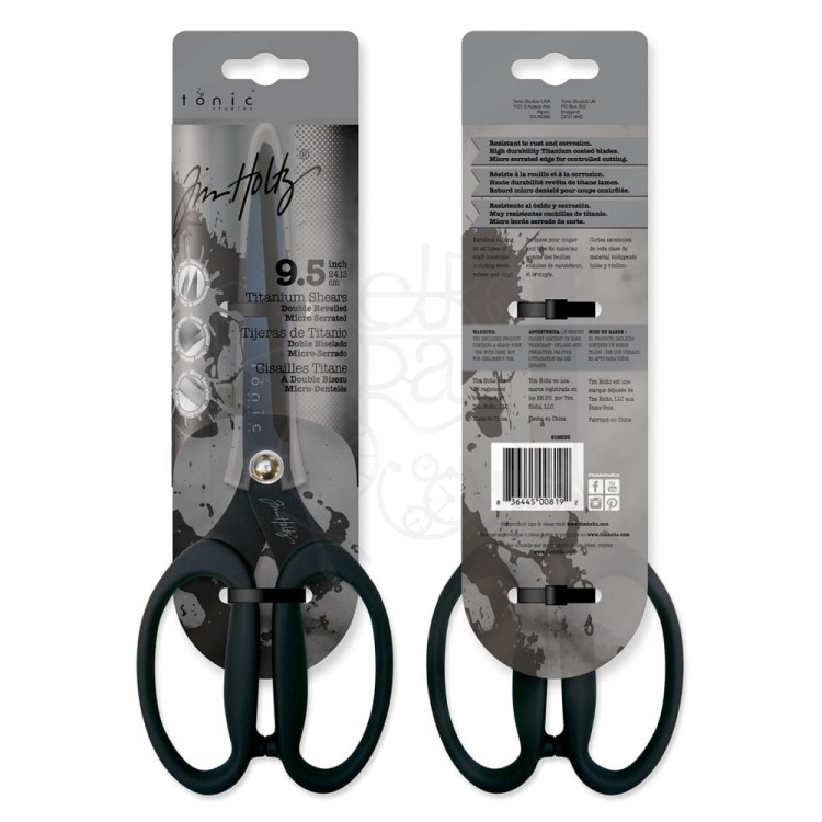Nożyczki Tim Holtz Non-Stick Titanium Shears Micro Serrated Scissors 9.5'' 819EUS Tonic Studios