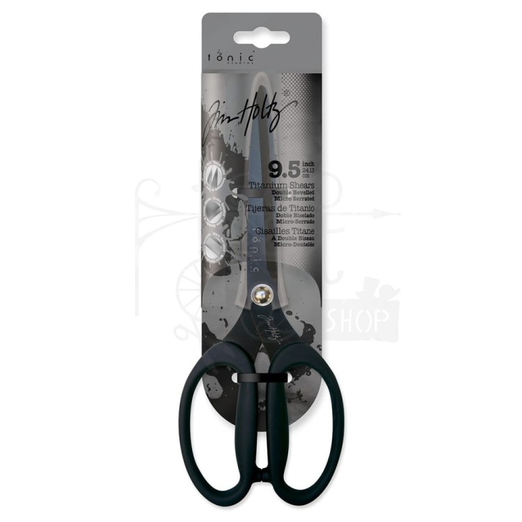 Nożyczki Tim Holtz Non-Stick Titanium Shears Micro Serrated Scissors 9.5'' 819EUS Tonic Studios