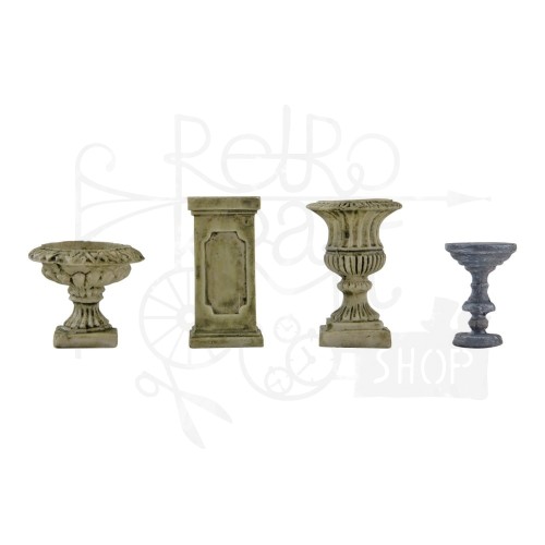 Ozdoby żywiczne urny Idea-Ology Conservatory TH94395 Tim Holtz