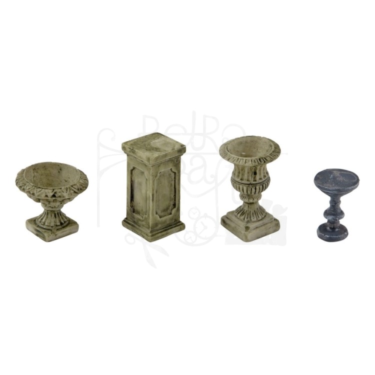 Ozdoby żywiczne urny Idea-Ology Conservatory TH94395 Tim Holtz