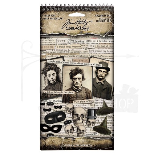 Naklejki Idea-Ology Sticker Book Halloween TH94402 Tim Holtz