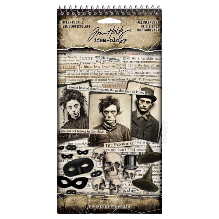 Naklejki Idea-Ology Sticker Book Halloween TH94402 Tim Holtz