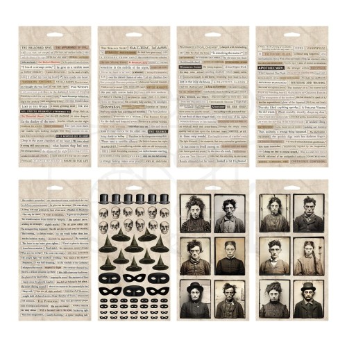 Naklejki Idea-Ology Sticker Book Halloween TH94402 Tim Holtz