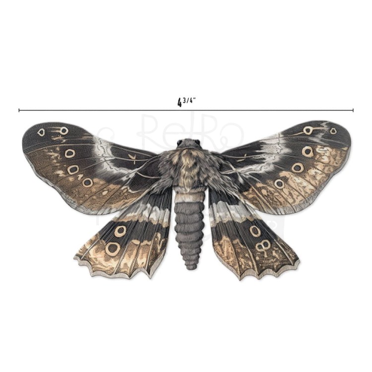 Ozdoby foliowe Idea-Ology Transparent Moths TH94403 Tim Holtz