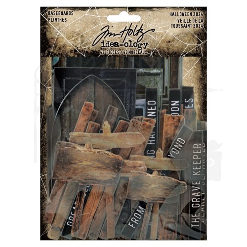 Ozdoby tekturowe Idea-Ology Baseboards Halloween TH94390 Tim Holtz