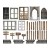 Ozdoby tekturowe Idea-Ology Baseboards Halloween TH94390 Tim Holtz