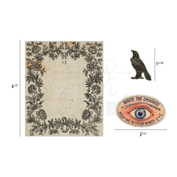 Ozdoby papierowe Idea-Ology Ephemera Pack Halloween TH94396 Tim Holtz