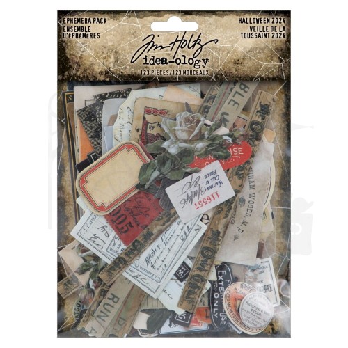 Ozdoby papierowe Idea-Ology Ephemera Pack Halloween TH94396 Tim Holtz