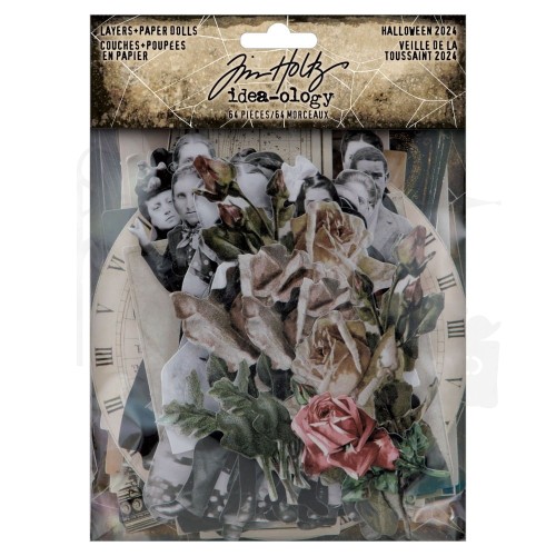 Ozdoby papierowe Idea-Ology Layers Paperdolls Halloween TH94399 Tim Holtz