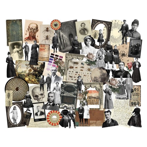 Ozdoby papierowe Idea-Ology Layers Paperdolls Halloween TH94399 Tim Holtz