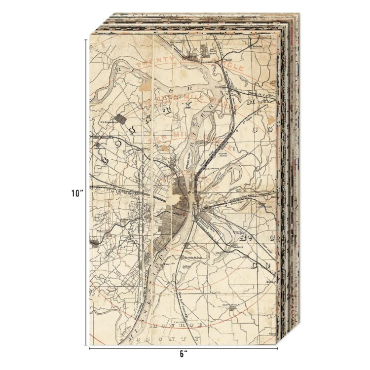 Ozdoby papierowe Idea-Ology Backdrops Halloween TH94389 Tim Holtz
