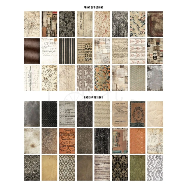 Ozdoby papierowe Idea-Ology Backdrops Halloween TH94389 Tim Holtz