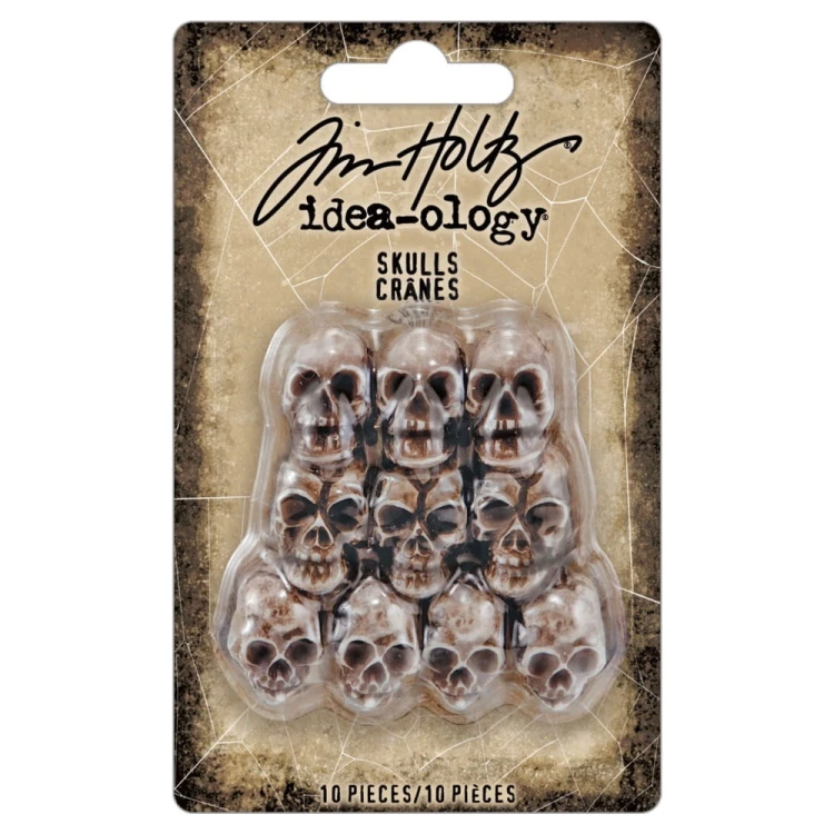 Ozdoby żywiczne czaszki Idea-ology Skulls TH94401 Tim Holtz