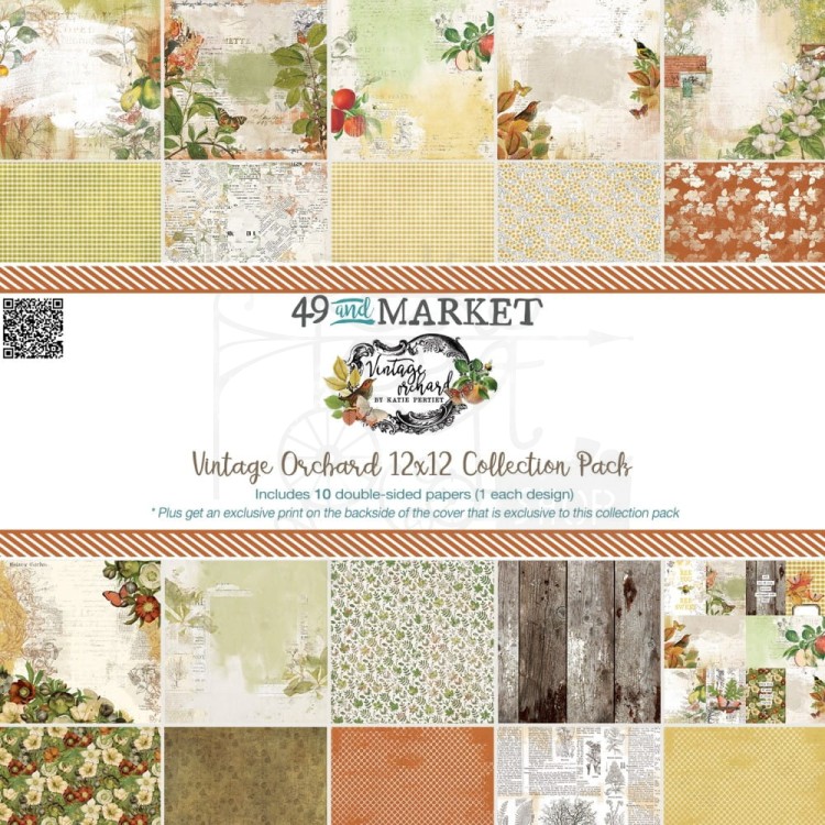 Zestaw papierów do scrapbookingu 30x30 Vintage Orchard VO-28621 49 And Market
