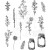 Stempel gumowy kauczukowy Flower Jar CMS297 Tim Holtz Stampers Anonymous