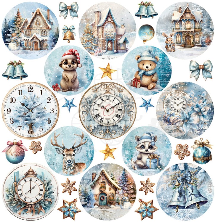 Zestaw papierów do scrapbookingu 30x30 Cozy Winterland CC-F34-CW-13-00 Craft O'Clock