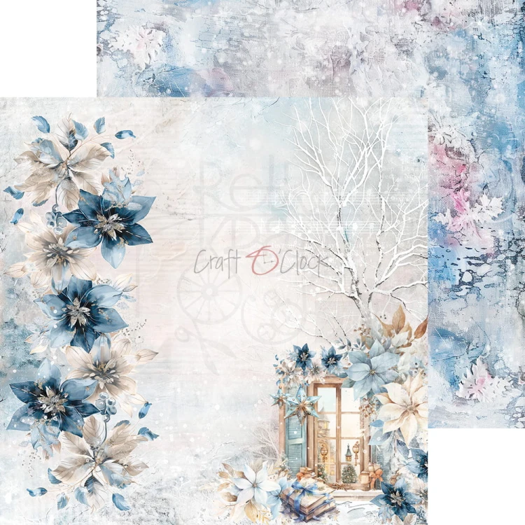 Zestaw papierów do scrapbookingu 20x20 Cozy Winterland Mix CC-F34-CW-13-09 Craft O'Clock