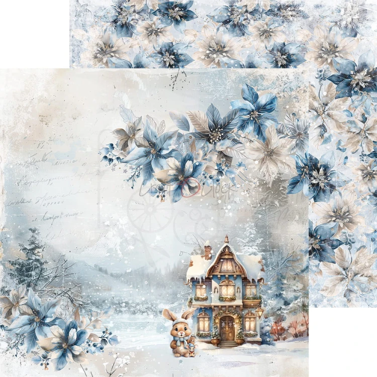Zestaw papierów do scrapbookingu 20x20 Cozy Winterland Mix CC-F34-CW-13-09 Craft O'Clock