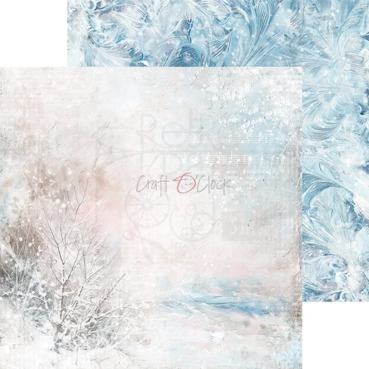 Zestaw papierów do scrapbookingu 20x20 Cozy Winterland Mix CC-F34-CW-13-09 Craft O'Clock
