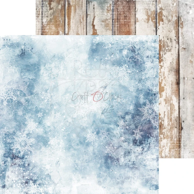 Zestaw papierów do scrapbookingu 20x20 Cozy Winterland Mix CC-F34-CW-13-09 Craft O'Clock