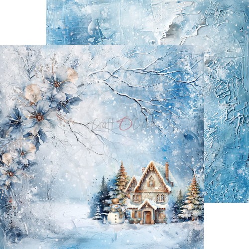 Zestaw papierów do scrapbookingu 15x15 Cozy Winterland CC-F34-CW-13-10 Craft O'Clock