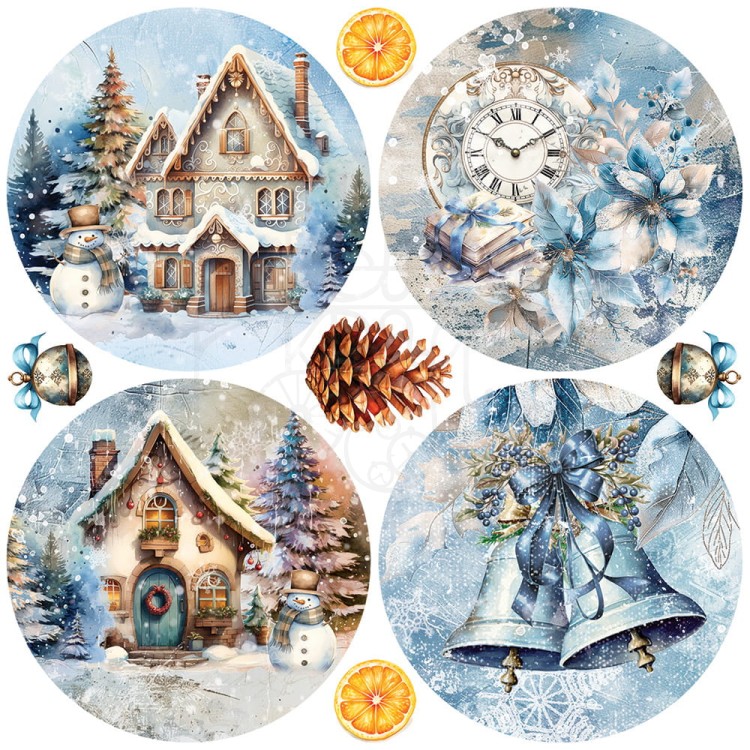 Zestaw papierów do scrapbookingu 15x15 Cozy Winterland CC-F34-CW-13-10 Craft O'Clock