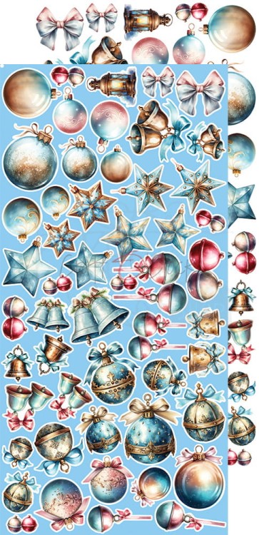 Zestaw dodatków 15x30 Cozy Winterland Winter CC-F34-CW-13-12 Craft O'Clock