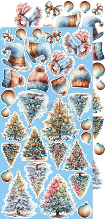 Zestaw dodatków 15x30 Cozy Winterland Winter CC-F34-CW-13-12 Craft O'Clock