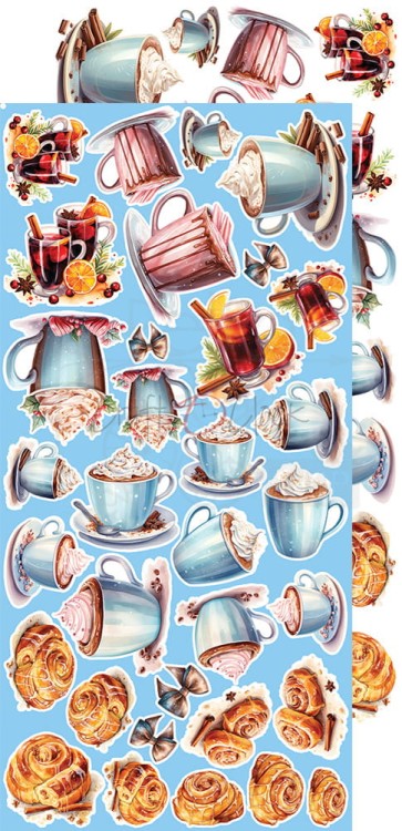 Zestaw dodatków 15x30 Cozy Winterland Winter CC-F34-CW-13-12 Craft O'Clock