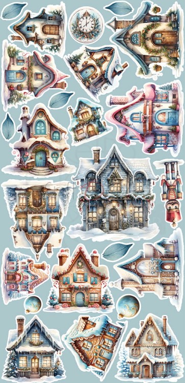 Zestaw dodatków 15x30 Cozy Winterland Mix CC-F34-CW-13-13 Craft O'Clock