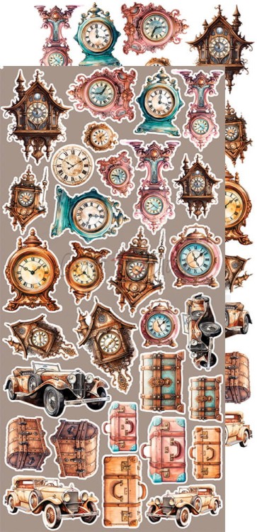 Zestaw dodatków 15x30 Vintage Sonata Vintage CC-F35-VSN-12 Craft O'Clock