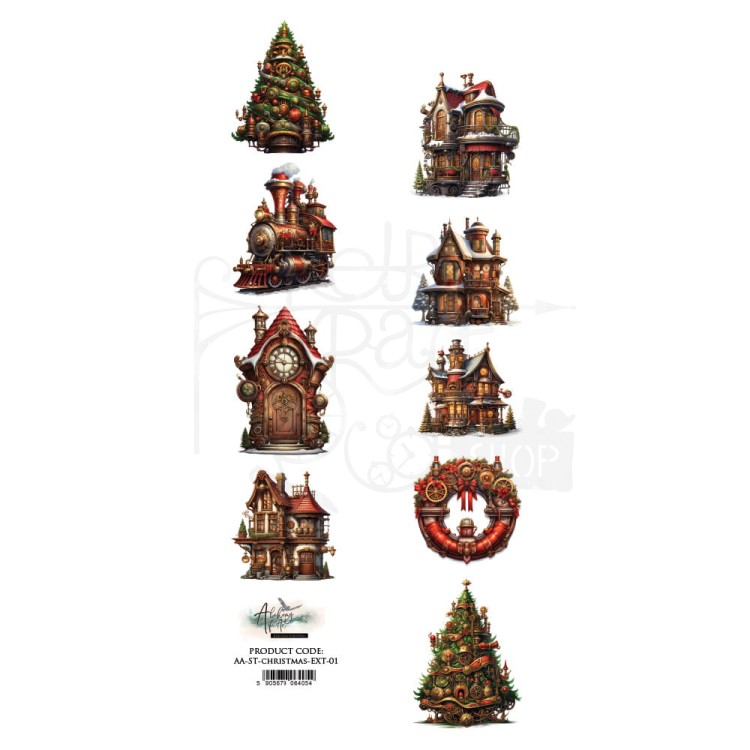 Pasek 5x30 Steampunk Time AA-ST-CHRISTMAS-EXT-01 Alchemy of Art