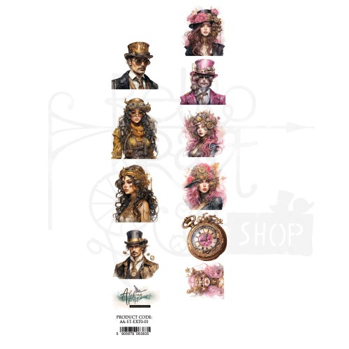 Pasek 5x30 Steampunk Time AA-ST-EXTO-01 Alchemy of Art