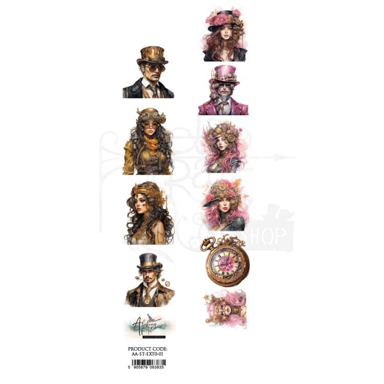 Pasek 5x30 Steampunk Time AA-ST-EXTO-01 Alchemy of Art
