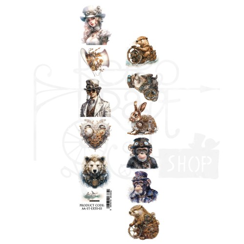 Pasek 5x30 Steampunk Time AA-ST-EXTO-03 Alchemy of Art