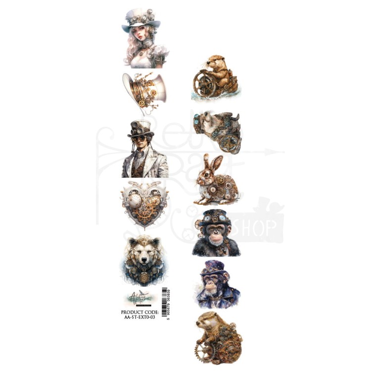 Pasek 5x30 Steampunk Time AA-ST-EXTO-03 Alchemy of Art