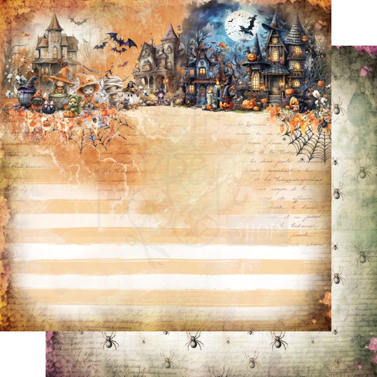 Zestaw papierów do scrapbookingu 20x20 Trick or Treat - Happy Halloween AA-TOT-HH-08 Alchemy of Art