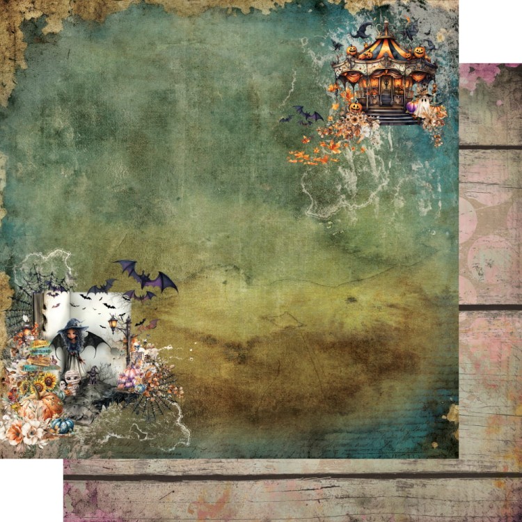 Zestaw papierów do scrapbookingu 20x20 Trick or Treat - Happy Halloween AA-TOT-HH-08 Alchemy of Art