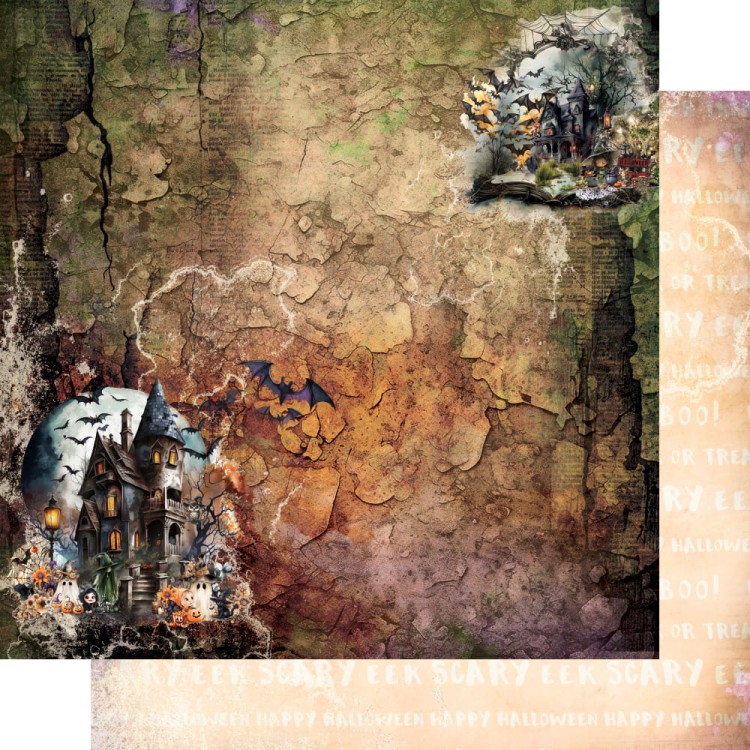 Zestaw papierów do scrapbookingu 20x20 Trick or Treat - Happy Halloween AA-TOT-HH-08 Alchemy of Art