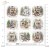 Papier do scrapbookingu 30x30 Koniki na biegunach SL1595 ITD Collection