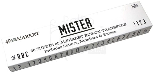 Rub-On Transfer Mister 36 arkuszy ARO-29178 49 And Market