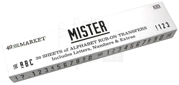 Rub-On Transfer Mister 36 arkuszy ARO-29178 49 And Market