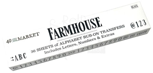 Rub-On Transfer Farmhouse 36 arkuszy ARO-29161 49 And Market