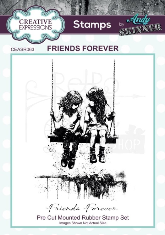 Stempel gumowy kauczukowy Friends Forever by Andy Skinner CEASR063 Creative Expressions